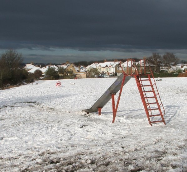 The play area in Feb 2009
